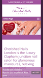 Mobile Screenshot of cherishednails.co.uk